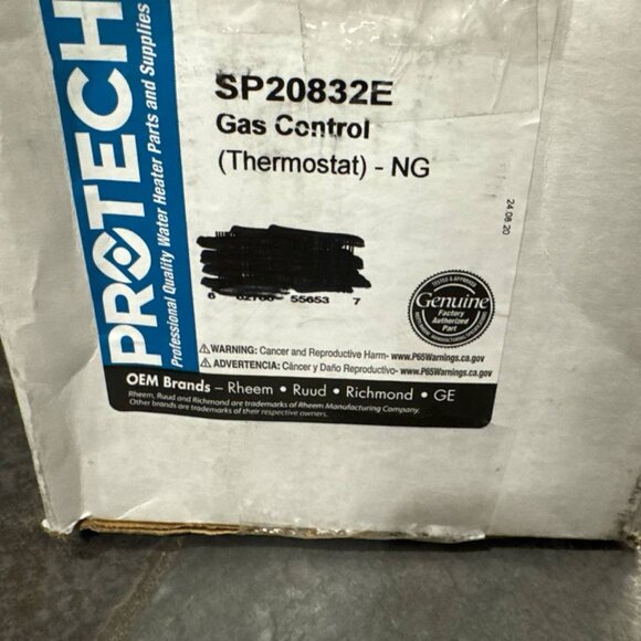 SP20832E - OEM Water Heater Natural Gas Valve brand new - Picture 1 of 3